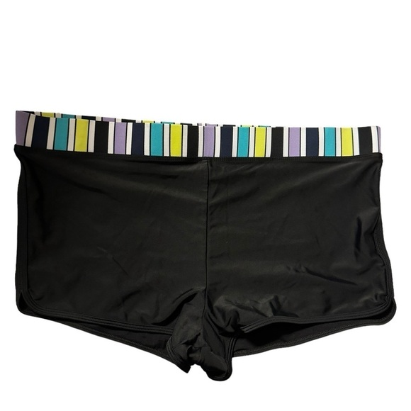 Swim by Cacique Multi Striped Boyshort 14 - Picture 1 of 5